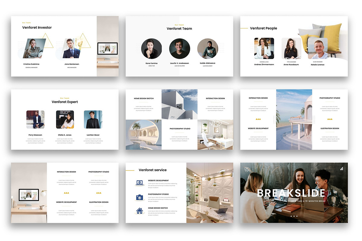 Venforet – Business Keynote Template, a Presentation Template by kreatifreya (Photo 3 of 5)