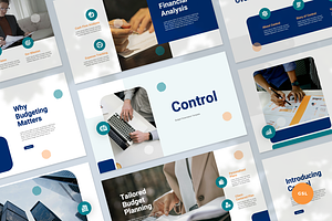 Budgeting Google Slides Template, a Presentation Template by Flat Icons