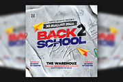 Back To School Flyer Template, a Flyer Template by Artonix (Thumbnail 1 of 3)