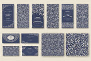 Wedding Set. Pattern and Invitation., a Card Template by NataLito (Thumbnail 1 of 7)