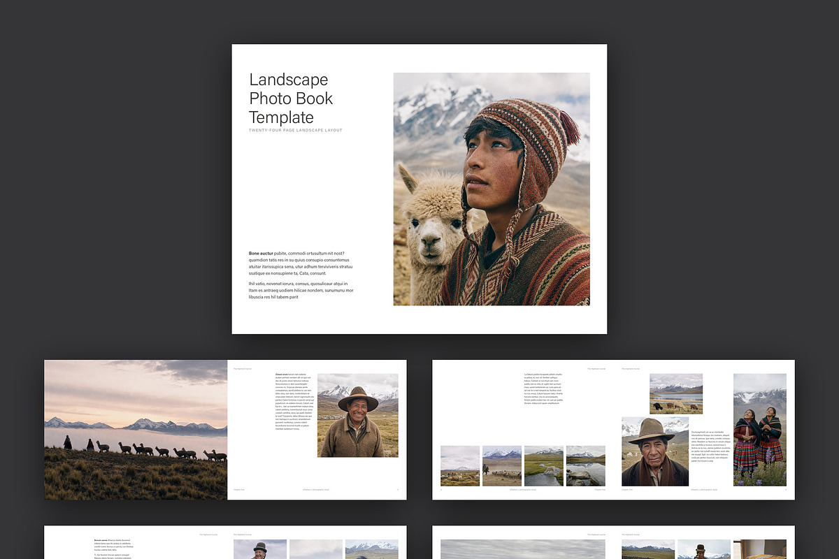 Landscape Photo Book Template, a Brochure Template by BrandPacks (Photo 8 of 8)