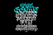 Gothic vector letters, an Object Graphic by GeekClick (Thumbnail 1 of 8)