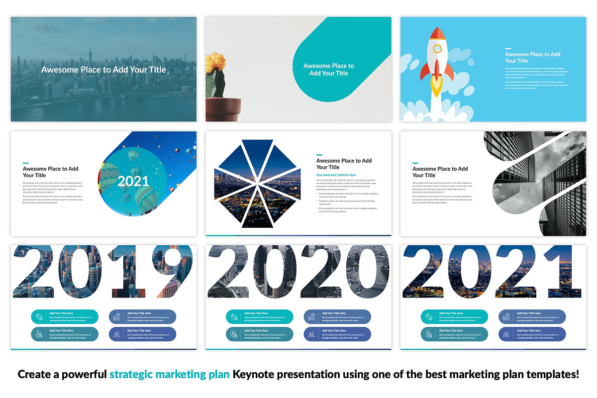 Marketing Plan Keynote Template, a Presentation Template by SlideBunny (Photo 22 of 30)