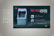 Retro Game Flyer SHMUP Arcade Mockup, a Flyer Template by Storm Pixels (Thumbnail 1 of 3)