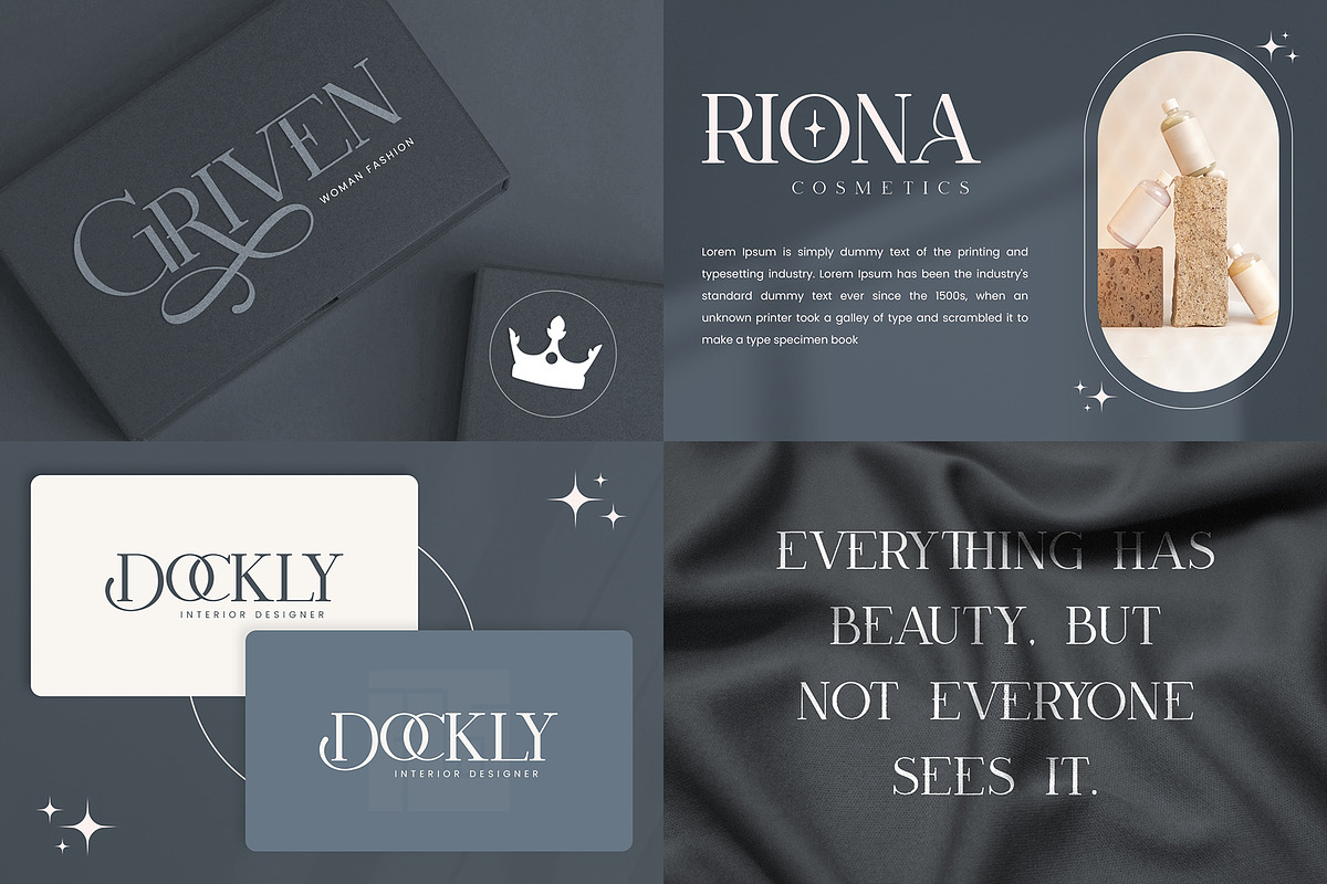 The Most Beautiful Unique Bundle, a Serif Font by Idea Studio (Photo 11 of 13)