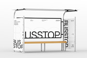 Bus Stop Mockup, an Advertising Mockup by SLAB! Design (Thumbnail 4 of 7)