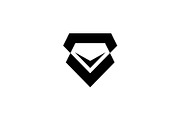 Letter V Diamond Logo, a Branding & Logo Template by Buqancreative (Thumbnail 1 of 4)