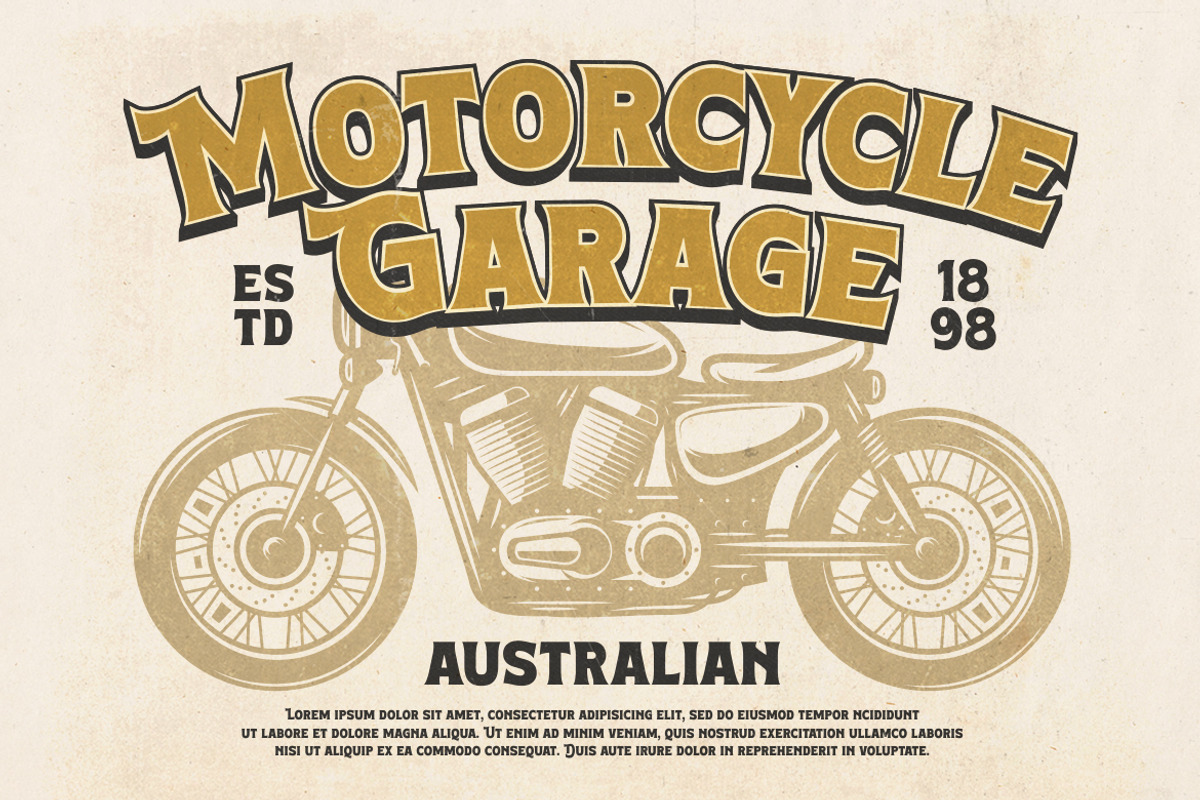 Boldern – Retro Serif Font, a Serif Font by HansCo Studio (Photo 2 of 13)