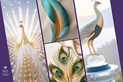Minimal Glam Peacock Feather Bundle, a Photo by Design Chic Studio (Thumbnail 7 of 8)