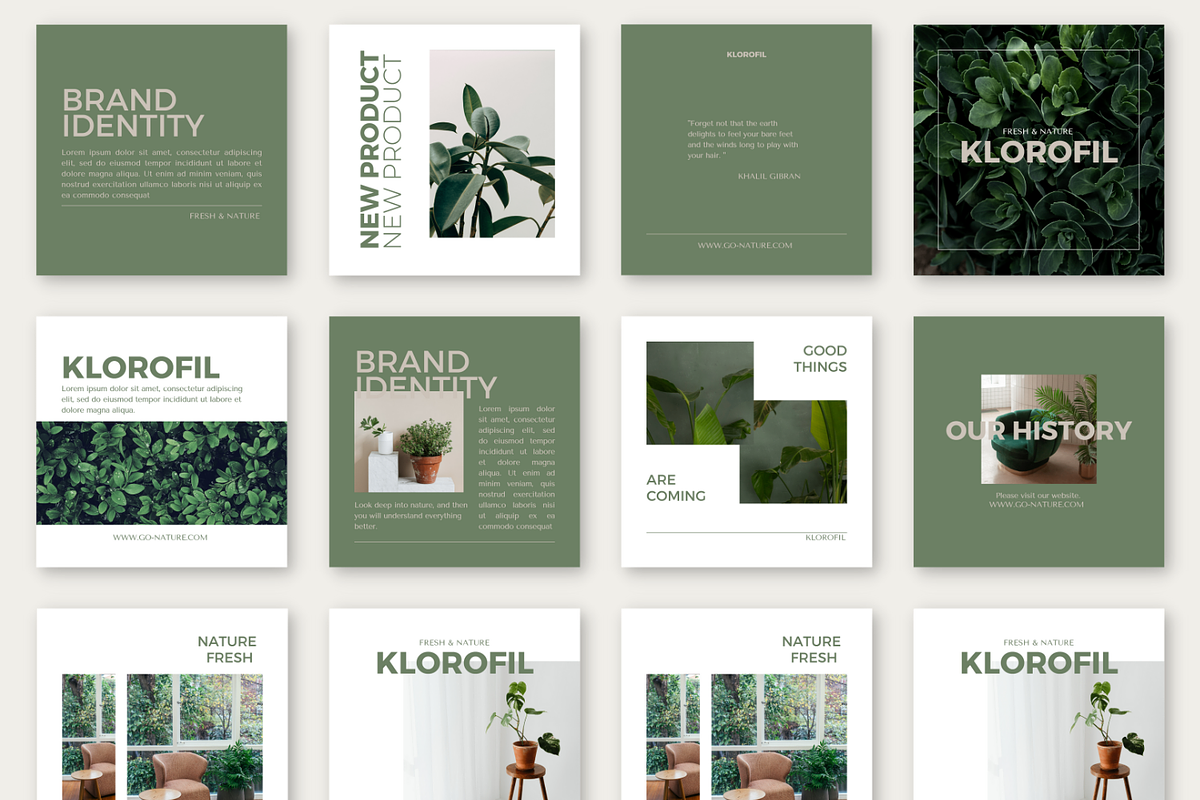 Sage Green Canva Template, a Social Media Template by Moodwave Studio (Photo 6 of 10)
