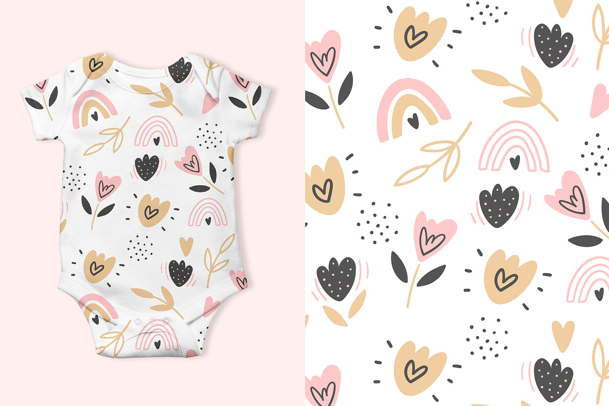 Kids cute seamless pattern, a Pattern Graphic by hanifa_design (Photo 2 of 10)