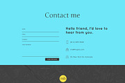 MyBio - PSD Website Template, a Templates & Theme by onetwoworks (Thumbnail 7 of 7)