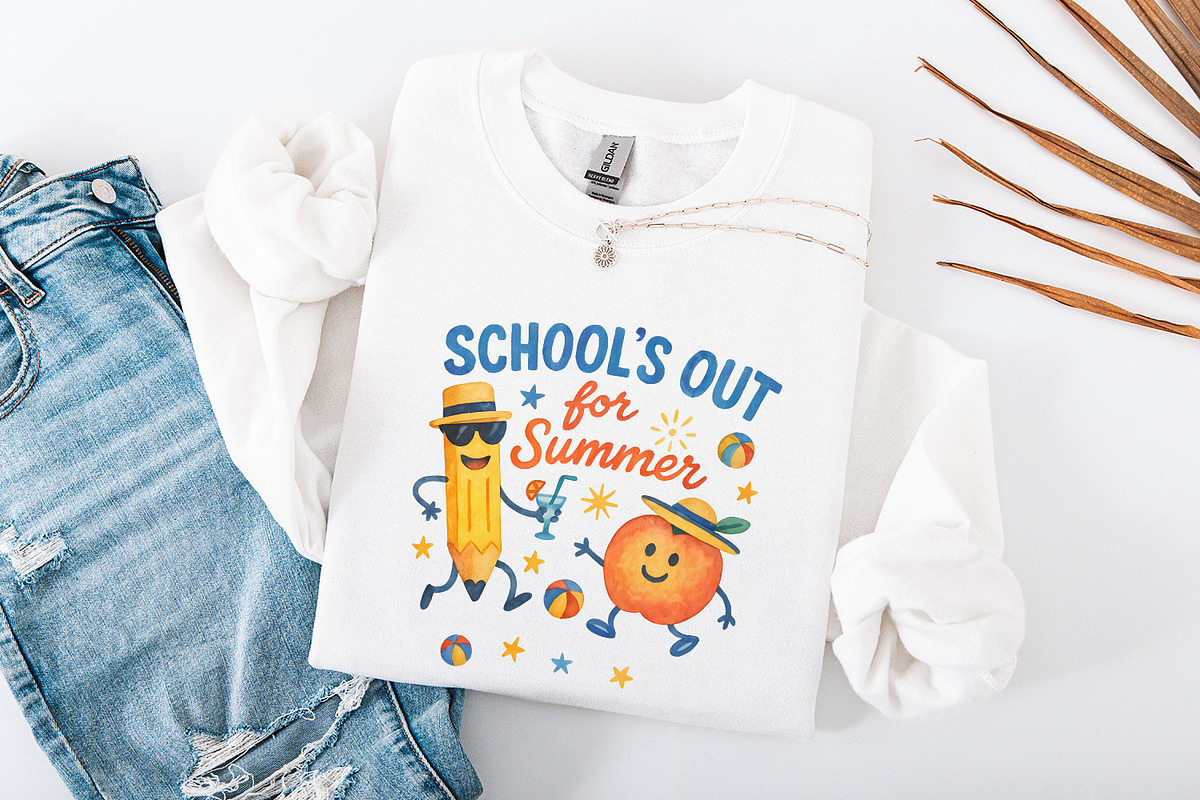 Schools Out For Summer png, an Illustration by SharpMarketplace (Photo 4 of 9)
