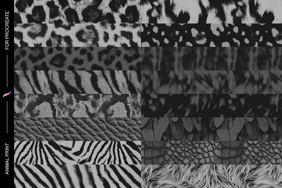 Animal Print brushes for Procreate 2, a Brush Add-On by Patternish (Photo 2 of 6)