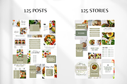 250 Food Themed Instagram Templates, a Social Media Template by SociallyyCreative (Thumbnail 3 of 10)