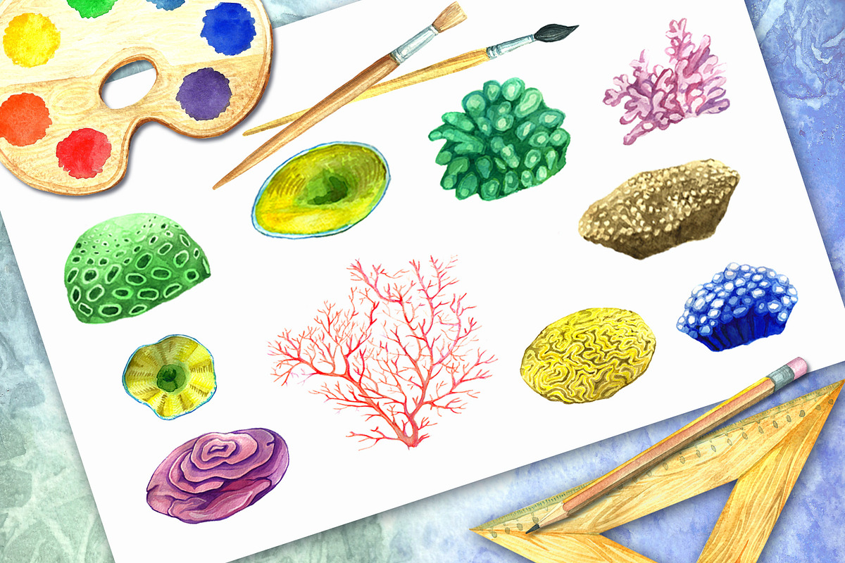 Watercolor tropical fish, an Illustration by Art Watercolor (Photo 5 of 8)