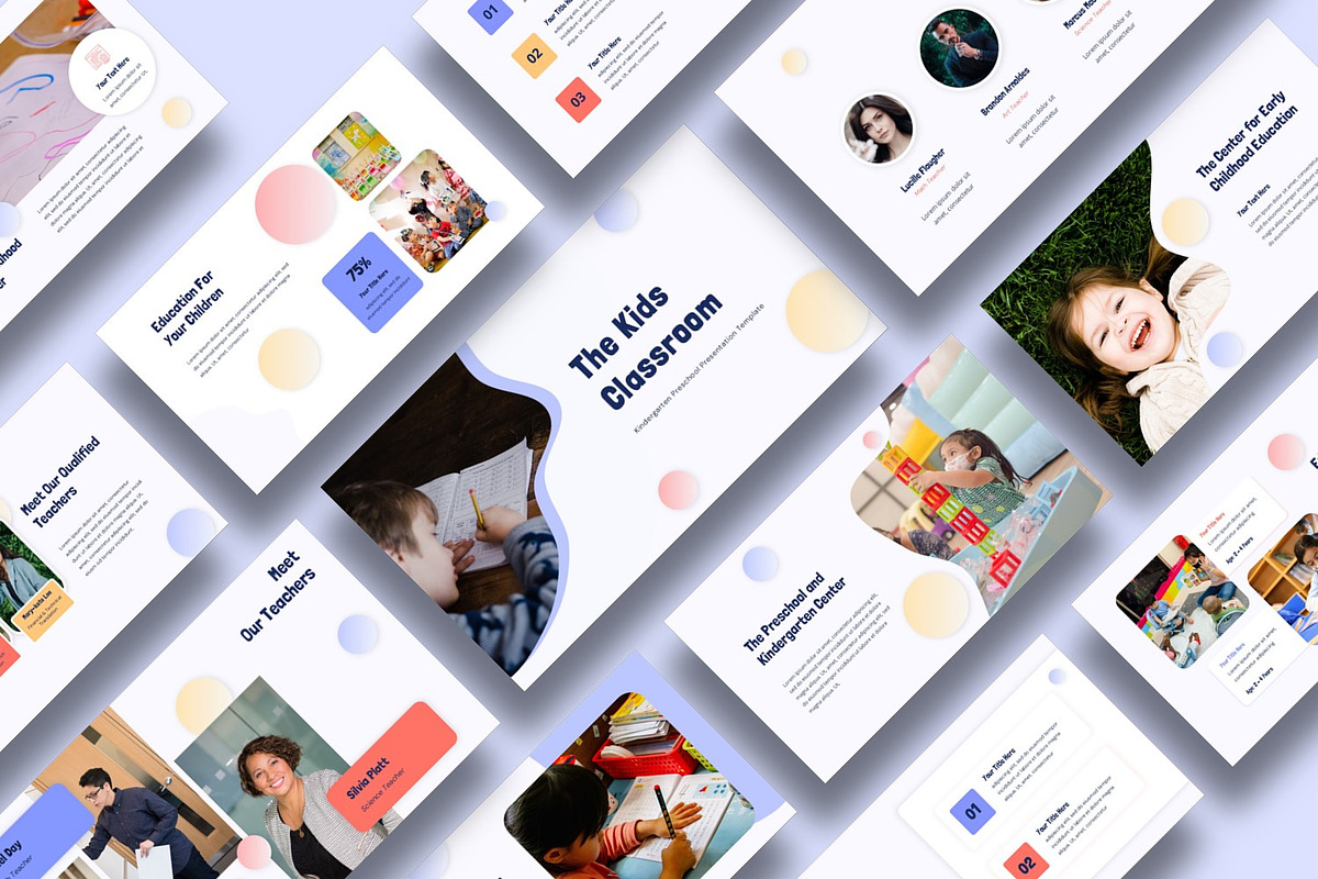 Kids Classroom Presentation, a Presentation Template by BumbleGraph Studio (Photo 3 of 4)