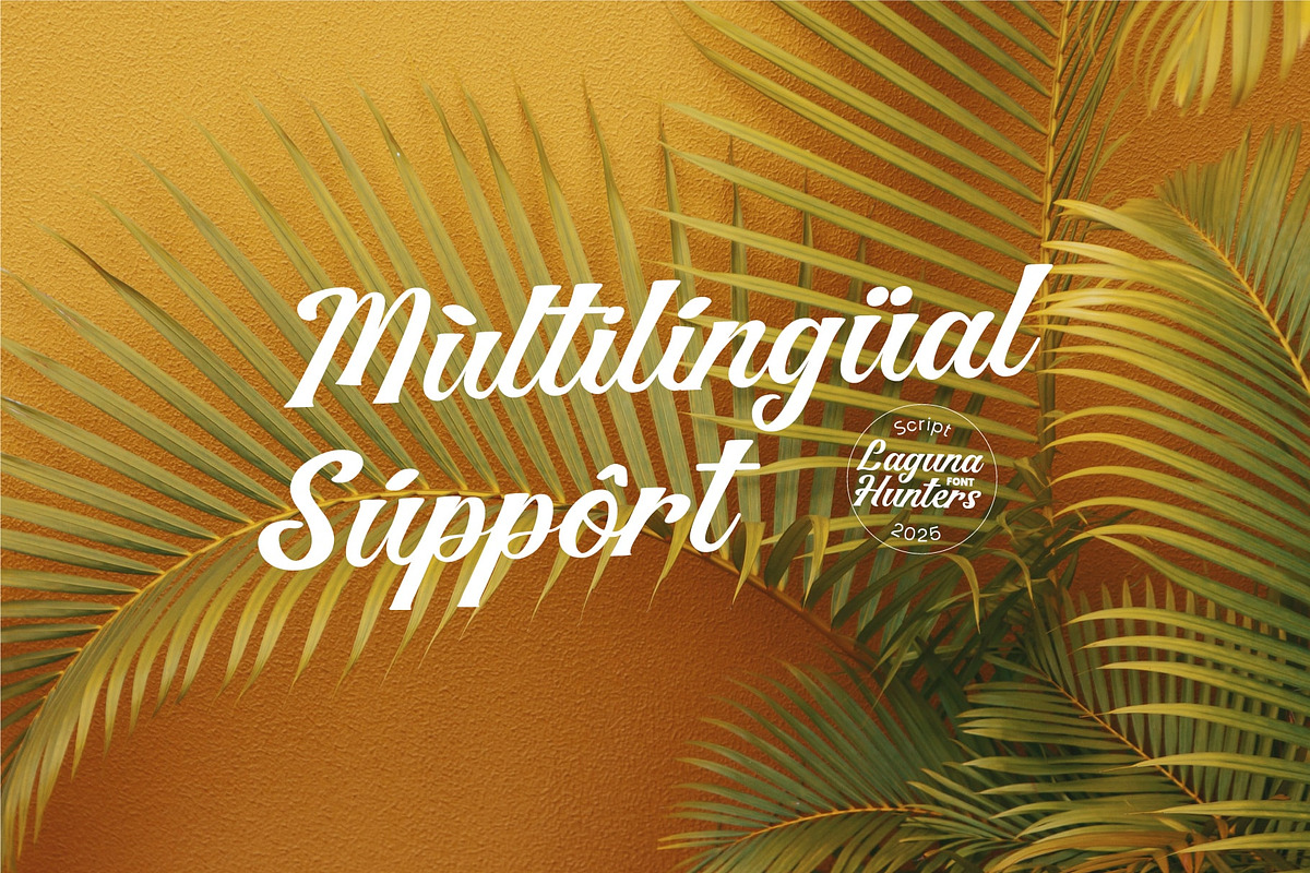 Laguna Hunters – Modern Script Font, a Script Font by Salamahtype (Photo 3 of 7)