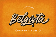 Belgista, a Script Font by artism_design (Thumbnail 1 of 7)