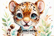 Cute Jungle Animals, a Decorative Illustration by Digital Art Creations (Thumbnail 1 of 6)