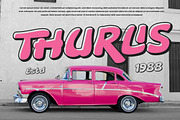 Likefu - Retro Display Font, a Handwritten Font by twinstd (Thumbnail 3 of 10)