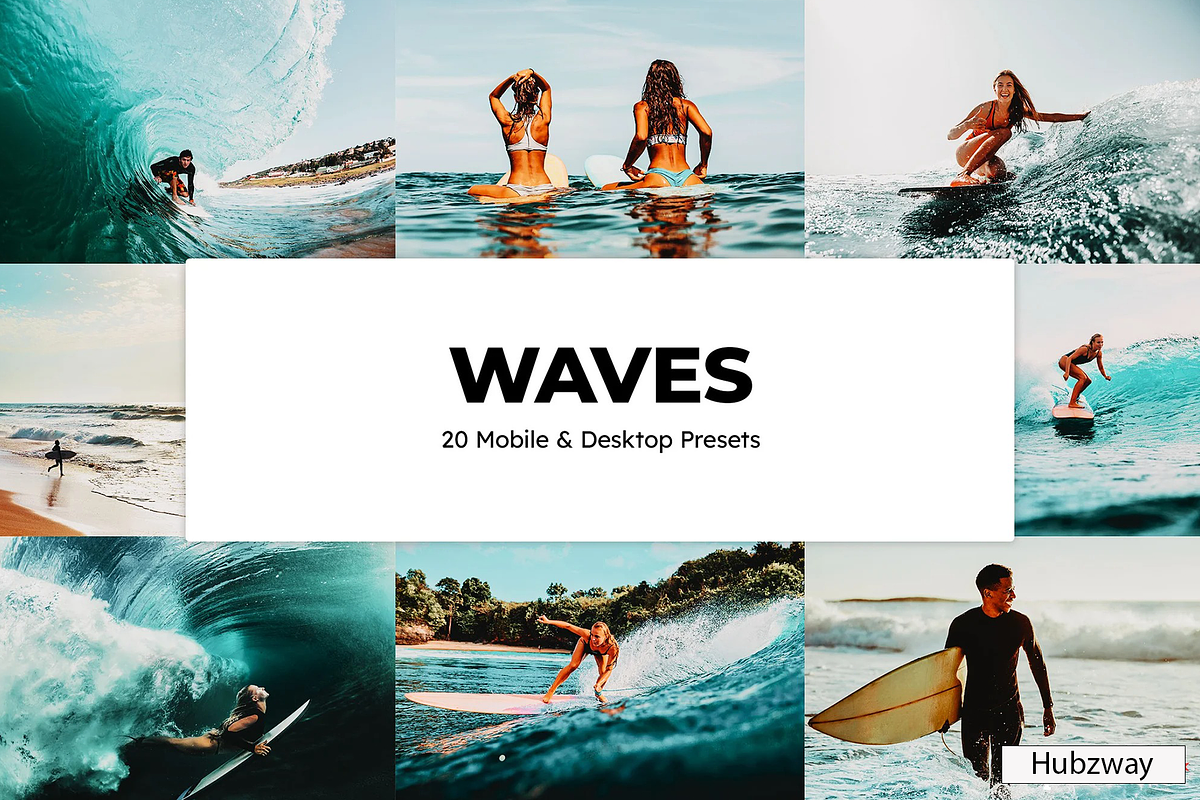 20 Waves Lightroom Presets & LUTs, a Preset Add-On by Hubzway (Photo 1 of 9)
