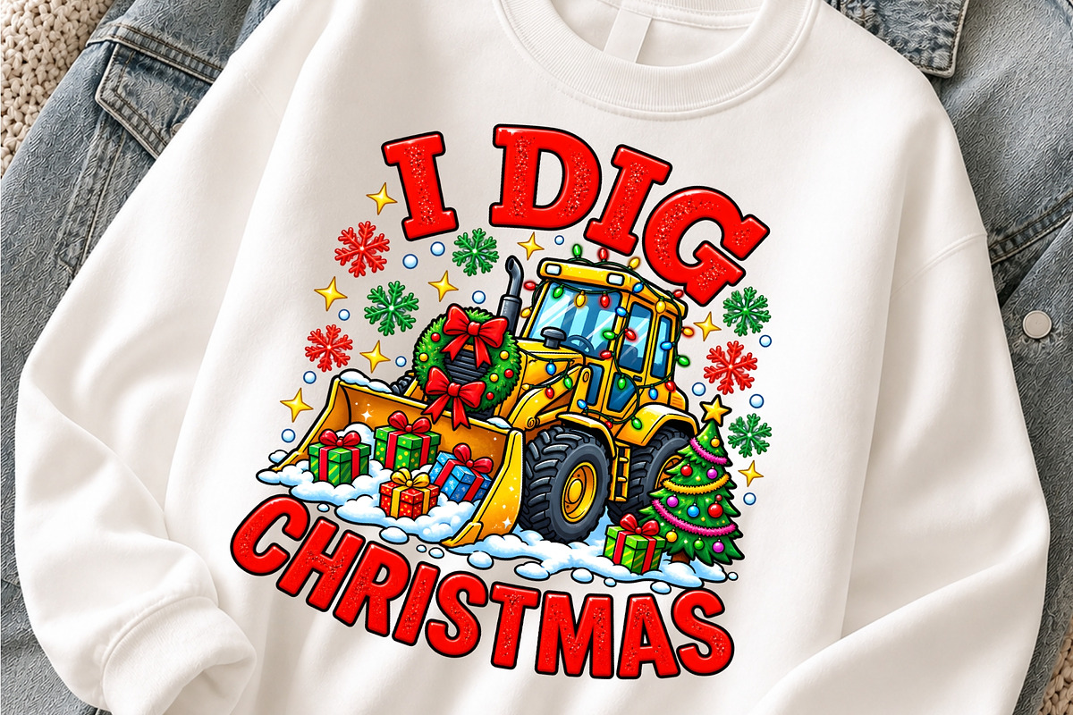 I Dig Christmas Funny PNG Design, an Object Graphic by Zahyl Studio (Photo 3 of 7)