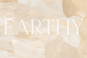 Earthy Paintings. Textures & Shapes, a Background Graphic by mekkêtto (Thumbnail 2 of 18)