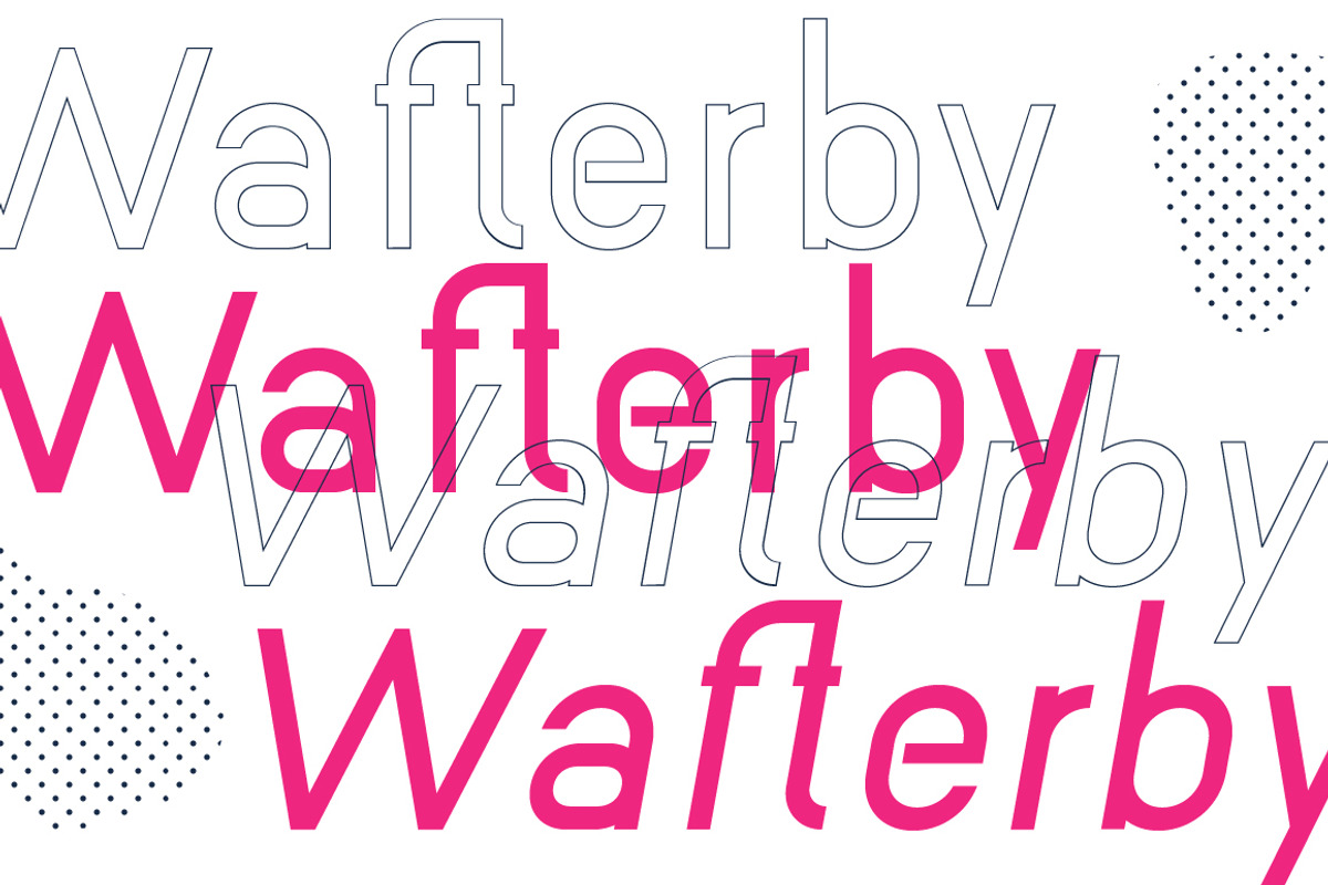 Wafterby Geometric Sans Serif Family preview 2