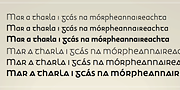 Hibernica, a Sans Serif Font by Andreas Stötzner (Thumbnail 7 of 8)