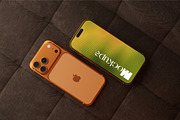 iPhone 17 Pro Max Mockups, an iPhone Mockup by areadesain (Thumbnail 1 of 4)