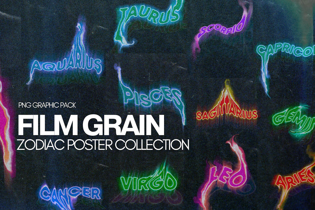 Zodiac Poster Collection, a Poster Template by Factoryluv Shop (Photo 1 of 9)