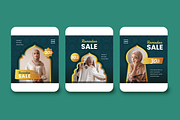 Green Gold Ramadan Sale Banner, a Social Media Template by Kalstud (Thumbnail 2 of 5)