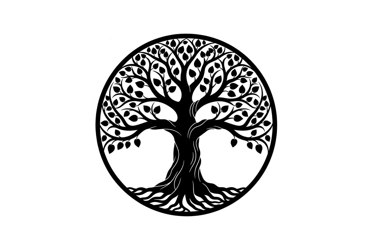 Sacred Tree of Life Vector Bundle, an Illustration by Designs_River (Photo 51 of 51)