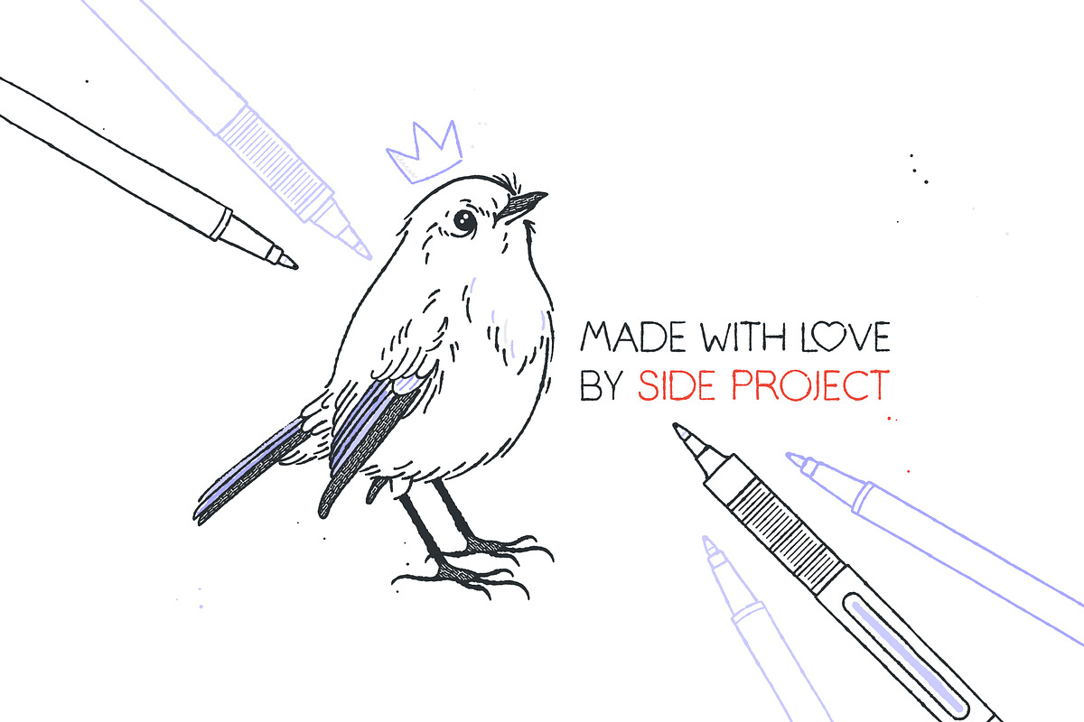 Blotchy Pen Brushes, a Brush Add-On by Side Project (Photo 5 of 7)