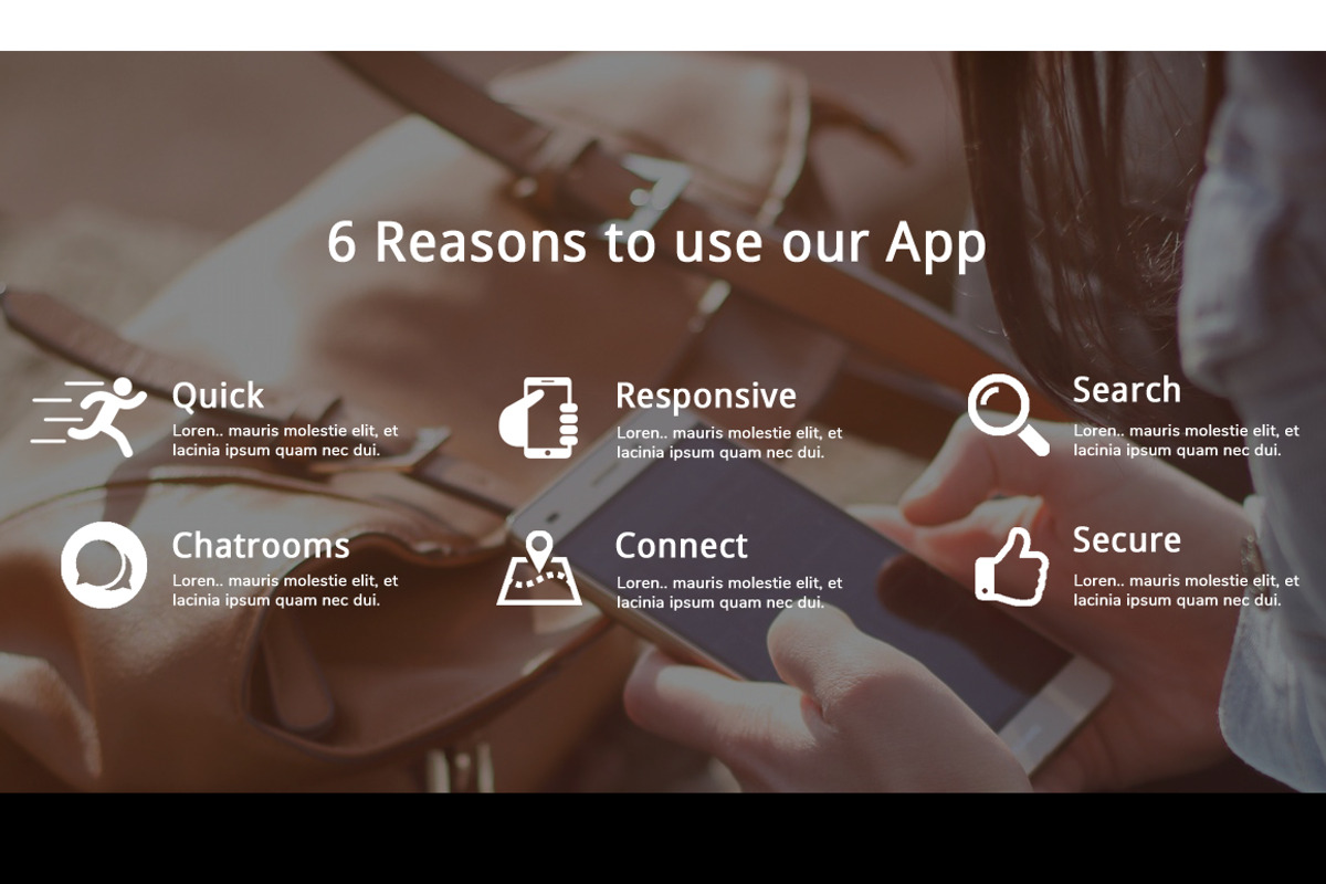 Book App Landing Page PSD Template, an App Template by NeptuneDesign (Photo 5 of 5)