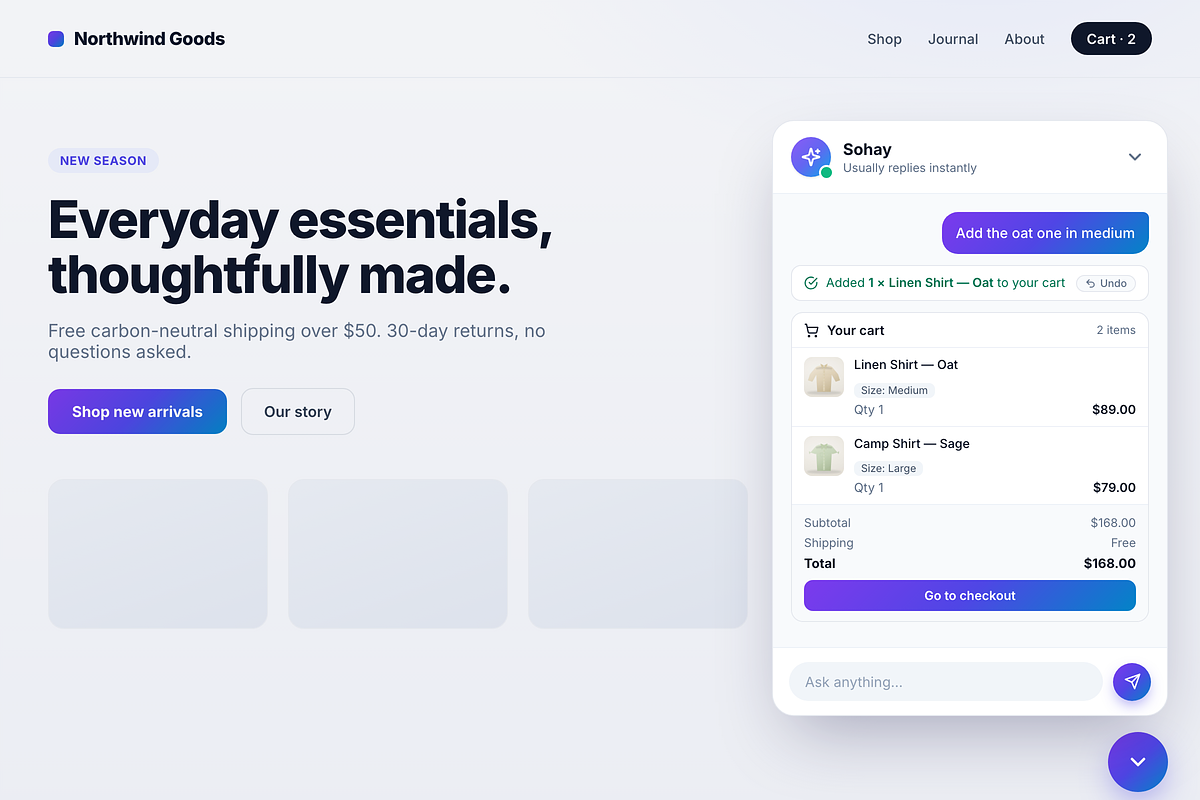 Sohay — RAG AI Chatbot for WordPress, a WordPress Template by Bengal Studio (Photo 5 of 9)
