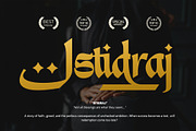 Faradisa, a Blackletter Font by RNDI Type Foundry (Thumbnail 3 of 13)
