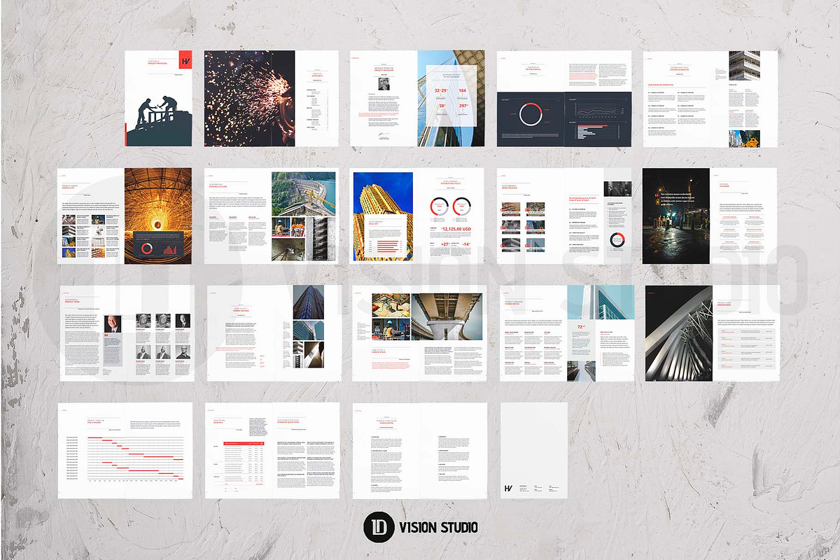 Project Proposal InDesign Canva, a Brochure Template by ID Vision Studio (Photo 8 of 17)