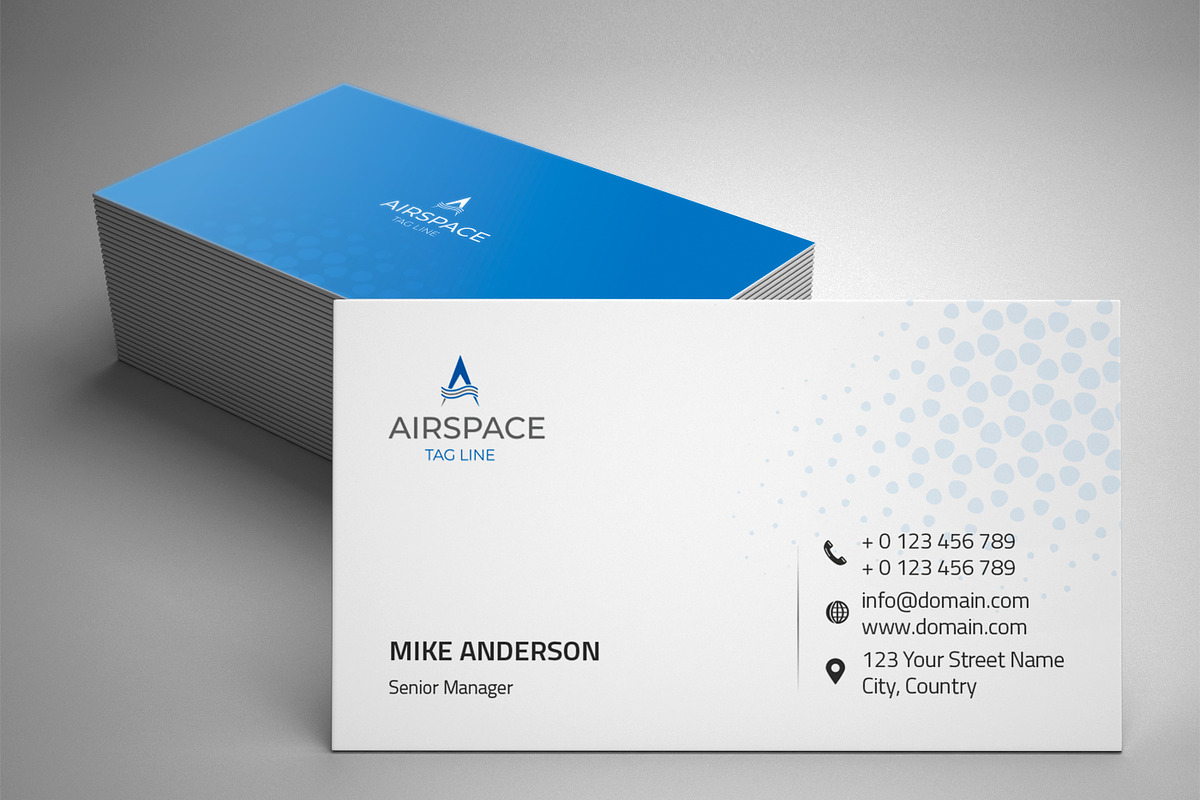 Corporate Business Card, a Business Card Template by designSultan (Photo 1 of 4)
