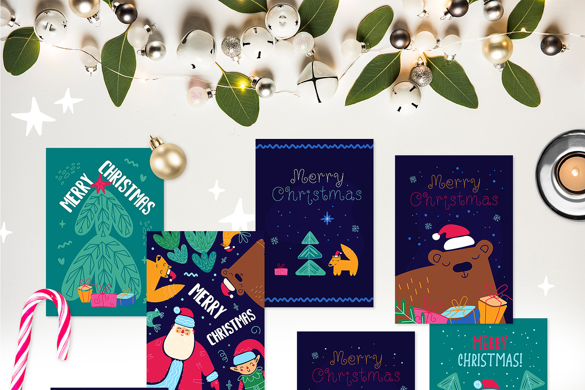 Merry Christmas vector bundle, an Illustration by Brandianna (Photo 8 of 12)