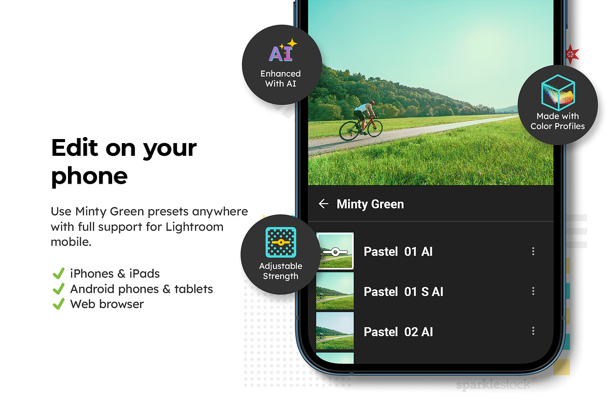 20 Minty Green Lightroom Presets, a Preset Add-On by SparkleStock (Photo 10 of 13)