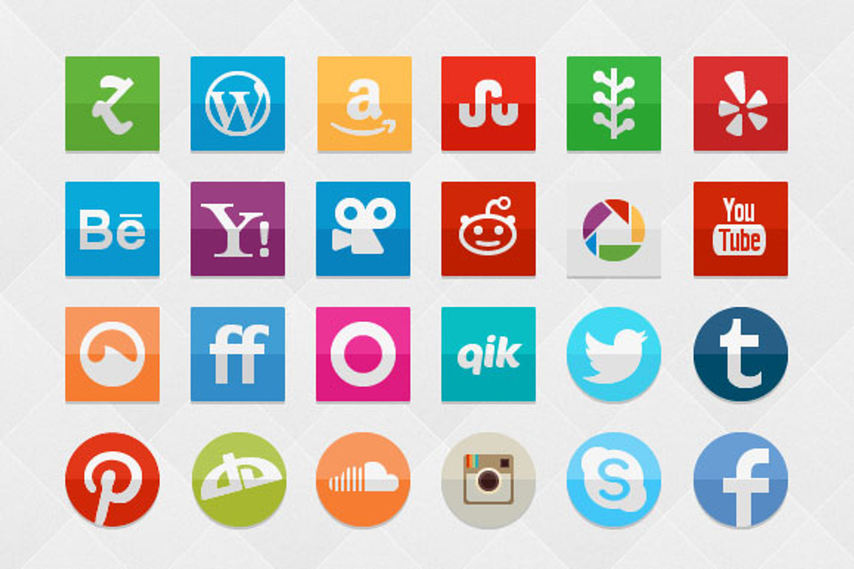 Funky Social Set (80 icons), an Icon by SmartIcons (Photo 2 of 3)