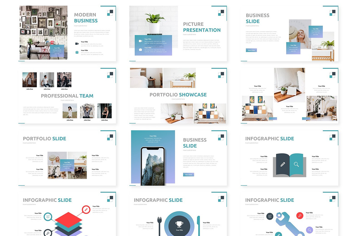 Slidero - Google Slide Template, a Presentation Template by AQR Studio