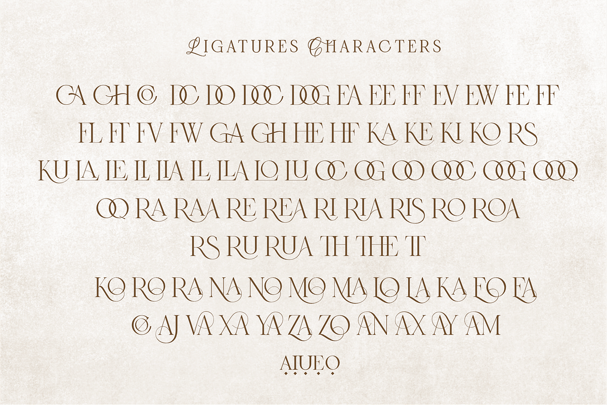 Heaven Of Love | Ligature Serif, a Serif Font by Silverdav (Photo 11 of 12)