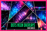 250+ Dots Neon Overlay Effects, an Object Graphic by Mikel Blazgad (Thumbnail 3 of 14)