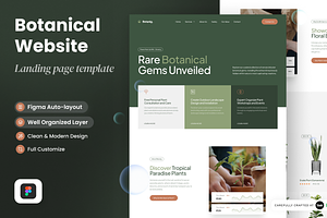 Botanig - Botanical Landing Page