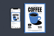 Classic Blue Coffee Shop, a Flyer Template by Me55enjah Design (Thumbnail 1 of 4)