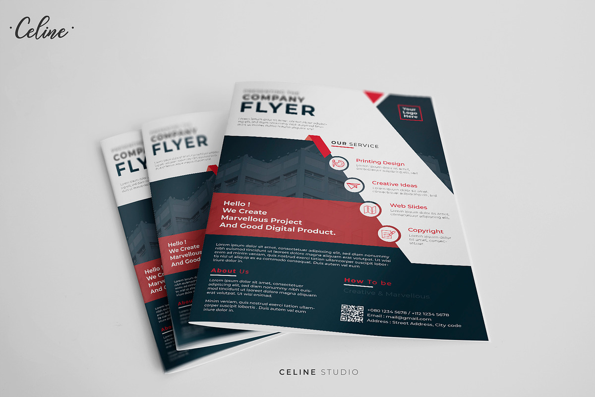 CORPORATE Branding Flyer, a Flyer Template by Celine Studio (Photo 1 of 3)