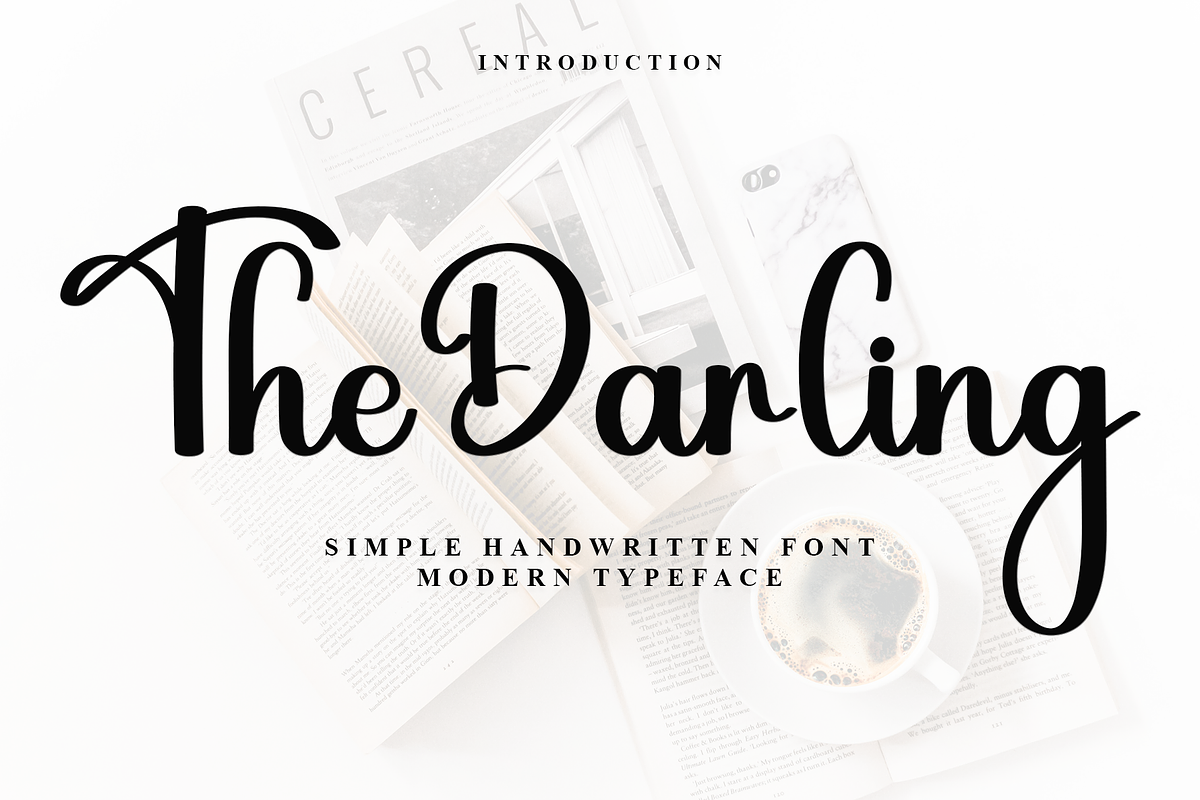 The Darling, a Handwritten Font by InermediaSTUDIO (Photo 1 of 7)
